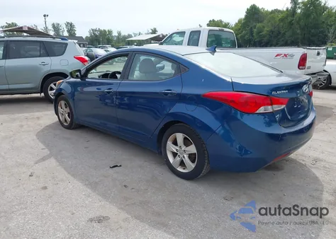 2013 Hyundai Elantra Gls from USA, damaged, VIN KMHDH4AEXDU994419